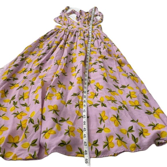 Yumi Kim Lemon Lavender UMA dress Adjustable Shoulder strap Tie back size 0 - Picture 5 of 10
